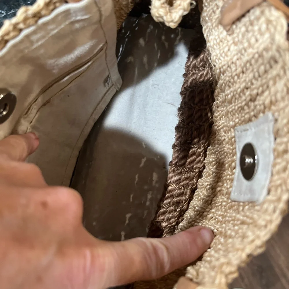 Nine West Straw Purse - Picture 4 of 5